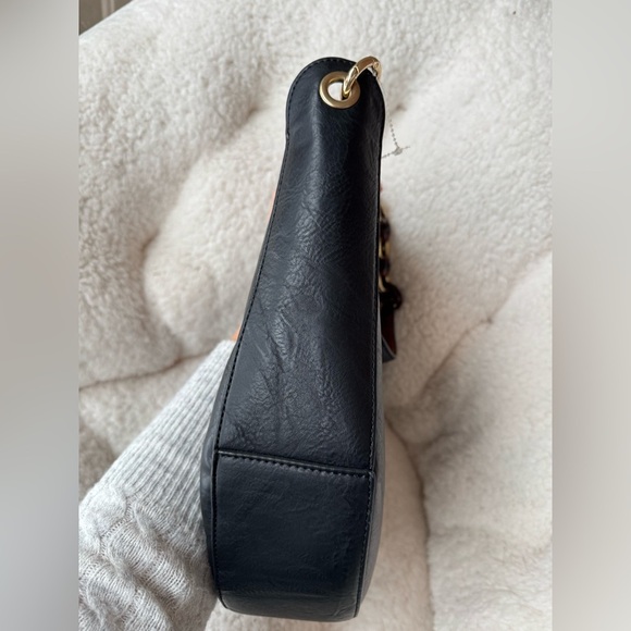 HandBag Black & Brown Faux Leather - Picture 6 of 8